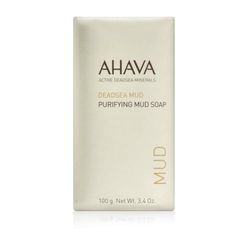 AHAVA Purifying Dead Sea Mud Soap - Face & Body Cleansing Bar to Purify the Skin, Does not Dry Out Skin, Enriched with Exclusive Mineral Blend of Dead Sea Osmoter and Natural Dead Sea Mud, 3.4 oz