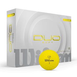 Wilson Palline da golf Duo Soft, Giallo