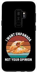 Carcasa para Galaxy S9+ Retro Quiero Empanada No Tu Opinión Empanada Vintage