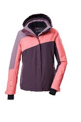 Killtec Giacca da sci da donna con cappuccio rimovibile e paraneve KSW 26 WMN SKI JCKT, rosa chiaro, 36, 43412-000