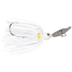 Strike King TCVSJ12-10 Thunder Cricket Vibrant Swim Jig, Blanc