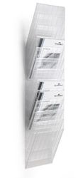 Durable 1709763400 Folderhouder Flexiboxx 12 A4, 1 set, 12 compartimenten, transparant