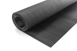 Jimmy Gum™ - 1,2 x 2 m | tapijt van rubber MilleRIGHE Design | hoogte 120 cm dikte 3 mm | tapijt voor industriële voertuigen | antislip | geen pvc, echt rubber