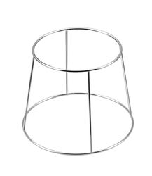 Pradel Excellence - Support universel pour Plateau à Fruits de Mer en Vrac - Accessoire Art de la Table pour Service à Fruits de Mer - Acier Inoxydable - Hauteur 19 cm, Diamètre 18 cm