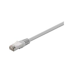 Goobay 73077 CAT 5e Patchcable, F/UTP, Gris, 1m Longueur