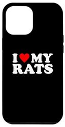 Carcasa para iPhone 14 Plus I Love My Rats, I Heart My Rats