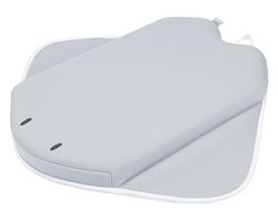 Ubbi Gewatteerde knieler, antislip, baby en peuter badtijd moet accessoire voor ouders hebben, zachte kniebeschermer voor mama en papa, grijze pijlstaartrog