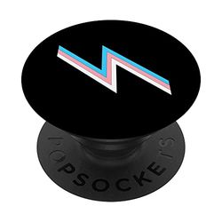 Trans Pride Sutil Geométrico Transgénero LGBTQ LGBT PopSockets PopGrip Intercambiable