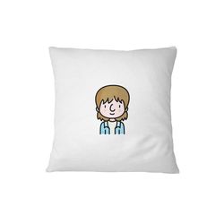 Bona Basics, Housse de Coussin décorative, Housse de Coussin décorative, décoration de Maison, pour canapé, café, Taille : 45 x 45 cm, Couleur : Blanc