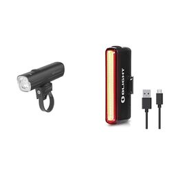 OLIGHT Luci per Bicicletta Pacchetto in luce Anteriore RN 1500 e Luce Posteriore SEEMEE 30C Torcia Bici 1500 Lumen e 30 Lumen