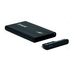 Caja Externa 2.5" SATA USB 3.0, Capacidad para Discos de 9.5 mm, Ideal para Almacenamiento Externo y Transferencia de Datos rápida.