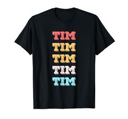 Simpatico regalo personalizzato Tim Nome personalizzato Maglietta