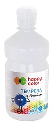 Happy Color Pittura a tempera premium per bambini, 1000 ml, bianco,