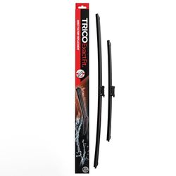 Trico Exact Fit Essuie-glaces| Longueur:650/650MM | 1 Paire de Balais avant Ford USA Edge | Peugeot: 508 SW/ 508 I/RCZ | Citroën Xsara Picasso N68 | Seat Leon 1P1 | Opel Ampera | Chevrolet Volt
