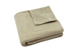 Jollein 517-511-67087 Babydeken gebreid met fleece - Miffy Olive (75x100 cm)