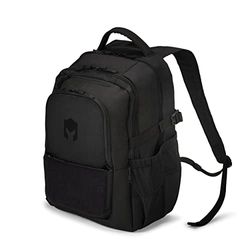 Caturix FORZA Eco Backpack 17.3 inch – laptop backpack with lockable and padded main compartment, rain cover and 28.5 litre capacity, black
