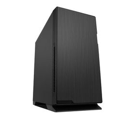 Itek Caja SYLENT 07 EVO - Torre media silenciosa, tipo C, 2xUSB3, lector de tarjetas, ventilador de 3x12 cm, control de ventilador, 0,7 mm, revestimiento absorbente de sonido
