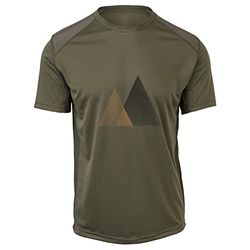 MTB Sport Jersey Man Army Green - Short Sleeves