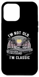 Carcasa para iPhone 15 Plus Not Old Classic Car Papá Abuelo Cumpleaños Día del Padre