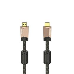 Hama HDMI HDMI-A hankontakt, HDMI-A hankontakt 1,50 m brun 00205025 HDMI-kabel