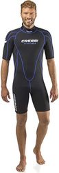 Cressi Tortuga Man Shorty Wetsuit - 2.5 mm Premium Neoprene Wetsuit