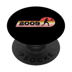 Jugador de tenis nacido en 2009 Cumpleaños mujeres Tenis PopSockets PopGrip Adhesivo