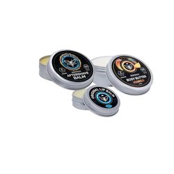 More Bees Please - Men's Aftershave Set (400g) - Soothing Aftershave Balm, Nourishing Orange Lip Balm, Rich & Creamy Mango Body Butter