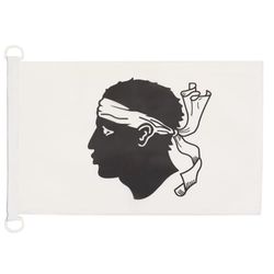 Corsica NAUTICAL Vlag 45x30 cm - Franse regio van Corsica vlaggen 30 x 45 cm - Banier 12x18 in voor boot - AZ FLAG