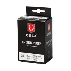 ONZA Däck ONZA 29x2.10-2.60 SA3 | Tillverkad i Europa 0,9 mm, ventil FV47mm, 54|66-622, 220 g vuxen luftslang unisex, svart, 29 x 2,10-2,60