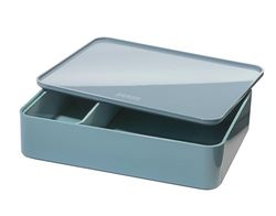 HAN Allison SMART-ORGANIZER 1110-44 - Cassettiera impilabile, per ufficio, scrivania, bagno, cucina, piedini in gomma per mobili, 110-44, colore: Blu