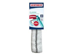 Leifheit Housse de rechange pour Lave-vitres Classic Window Cleaner 3-en-1 article 55238, Housse de nettoyage en microfibre, Accessoire ménage pour le nettoyage des fenêtres et encadrements