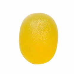 CanDo Hand exerciser - finger strengthener CanDo® exercise ball / stress relief ball - oval, yellow (very light)