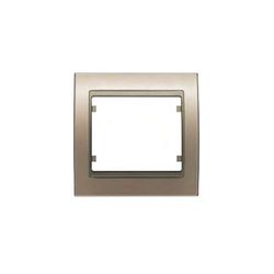 BJC Mega – Cornice 1 elemento orizzontale verticale serie Mega Bronzo nebbia