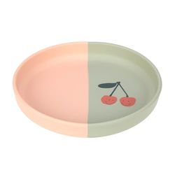 Casual Baby silikon barnplatta/silikonplatta glada frukter körsbär