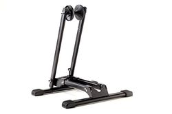 GENERICO Plegable en el Suelo Soporte para Bicicleta, Unisex, Negro, Talla única