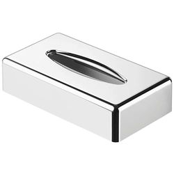 Geesa Suporte para caixa dispensadora de lenços de papel (possível fixação na parede, cromado)