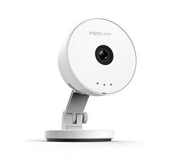 Foscam C1 Lite 720P Wireless Cube Daytime Baby Monitor IP Camera, Mini Wide Viewing Angle Surveillance Webcam, Wi-Fi Connection, Two Way Audio, Motion Detection, Message Push