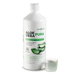 BIOS LINE Aloe Vera Pura, Integratore Alimentare Per La Depurazione e Funzionalità Digestiva, Azione Lenitiva Sulle Mucose Dell'Apparato Digerente, Senza Glutine e Lattosio, 1000 ml