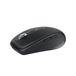 Logitech MX Anywhere 3S Souris Sans Fil Silencieuse, Compacte, Défilement Rapide, Suivi toute Surface en 8K DPI, Boutons Programmables, USB C, Bluetooth, Windows PC, Linux, Chrome, Mac - Graphite