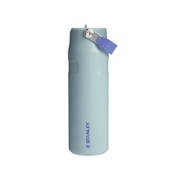 Stanley Iceflow Flip Straw 2.0 Vattenflaska Med Sugrör 0.7L - 10 Timmar Kall - 2 Dagar Iskall - Rostfritt Stål - BPA-Fri - Läckagesäker - Tål Maskindisk - Blue Cactus