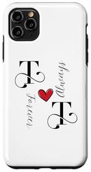 T & T Couples Initials, Wedding, Anniversary, Mr & Mrs Case for iPhone 11 Pro Max