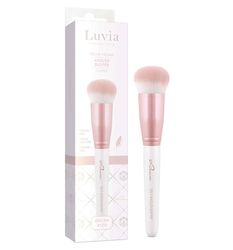 Luvia Professional Makeup Brush, Foundation Make-Up Brush, Angled Buffer Brush, Vegan Cosmetic Brush, 120 // Angled Buffer - Candy