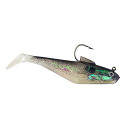 PowerBait FW Pre-Rigged Swim Shad Pêche Appât, Mixte, PBBSS3-SSH, Silver Shad, 7.62 cm
