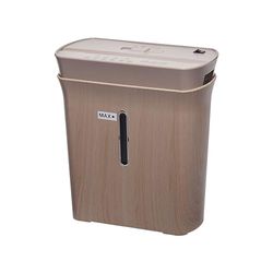 Woozoo, Trituradora de papel/Destructora de documentos, 8 hojas, Tecnología transversal, Papelera de 8,9L, Papel A4 - Personal Shredder Cross Cut P8GCD - Color madera