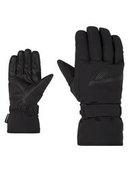 Ziener Guanti da sci GORDANUS da uomo/sport invernali | impermeabili, senza PFC, nero/grafite, 9,5