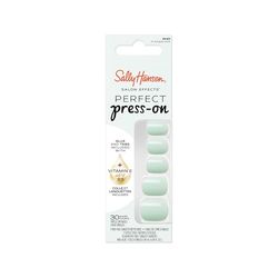 Sally Hansen Finti unghie Salon Effects Perfect Press-On, 411 IN AMAZE-MINT, non danneggia le unghie naturali, manicure veloce e semplice, risultati professionali, capsule riutilizzabili.