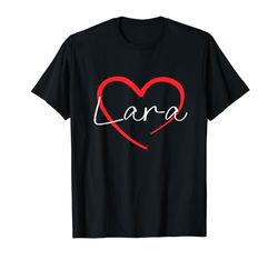 Lara I Heart Lara I Love Lara Personalized T-Shirt