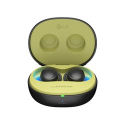 LG Electronics Tone Free Fit DTF7Q Auriculares intraurales Bluetooth, con Sistema Meridian, ANC cancelación Activa de Ruido y UVnano+, Negro