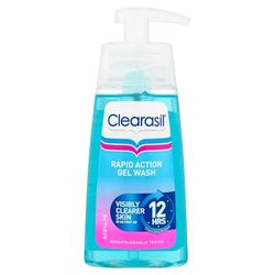 Clearasil Acne Face Wash, 150ml, Salicylic Acid Gel, Day and Night, Acne, Spot Wash, Pore Cleanser, Rapid Action, Clearer Skin In 12 Hours, Spot Treatments, Skin Care