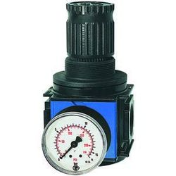 Precisiedrukregelaar »variobloc«, incl. manometer, BG 2, G 1/2, PE max. 25 bar, Med.-omgevingstemp. Maximale 80 °C, regelaar. 0,2 – 6 bar.